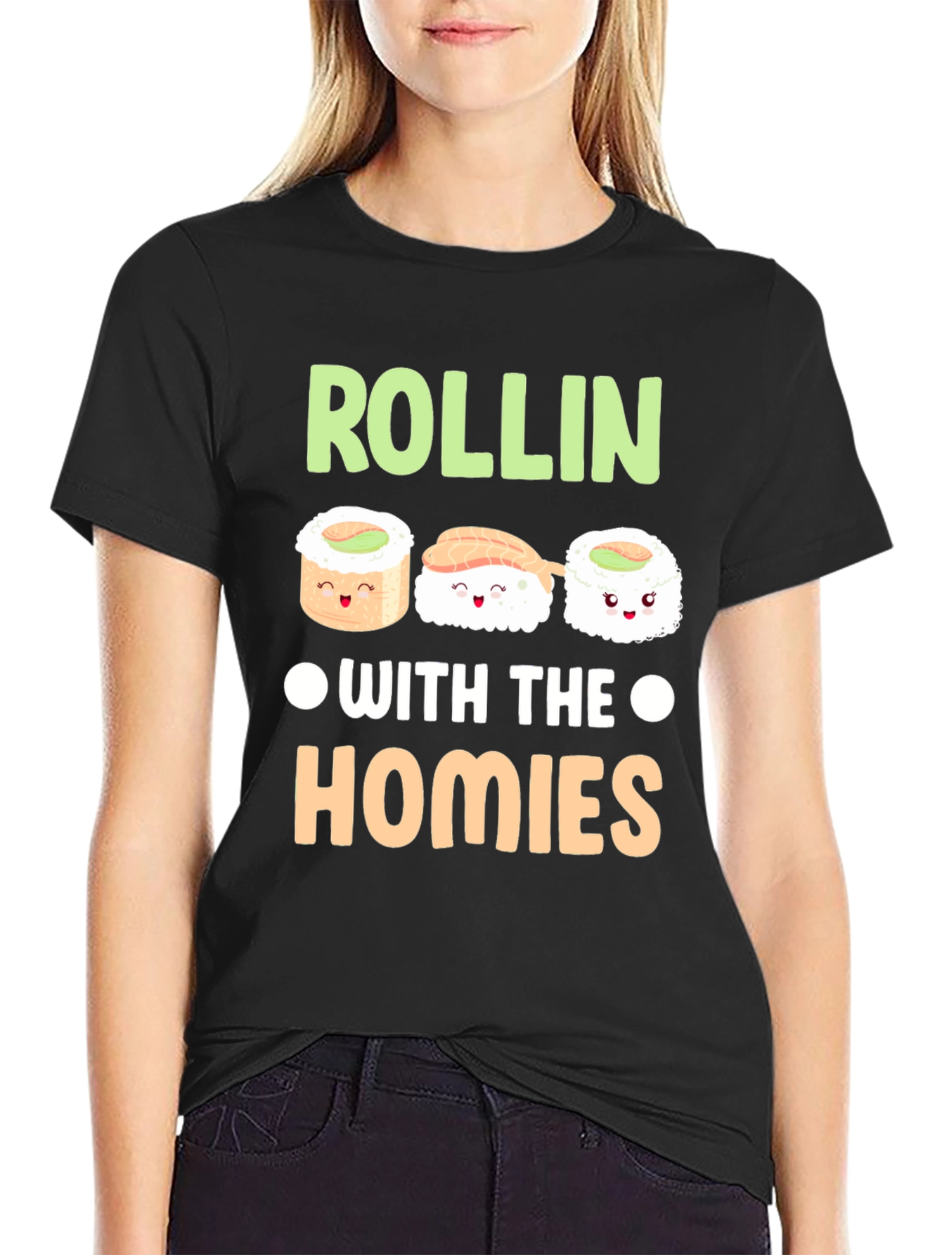 Rollin with the Homies Sushi T-Shirt