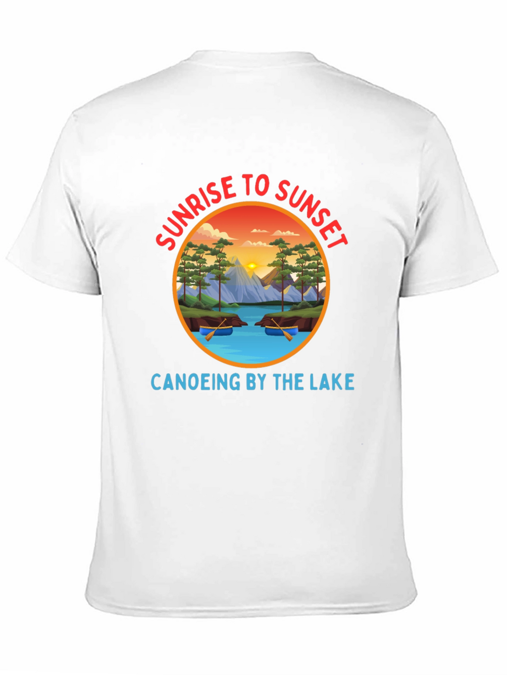 Sunrise to Sunset Canoeing T-Shirt