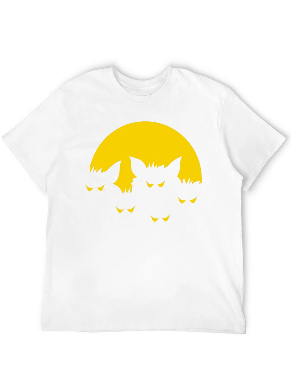 Spooky Bat Moon Graphic T-Shirt