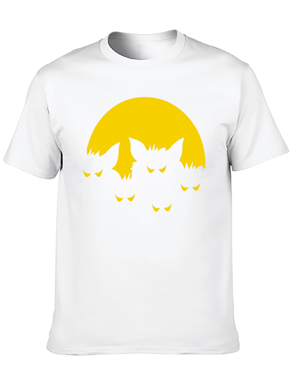 Spooky Bat Moon Graphic T-Shirt
