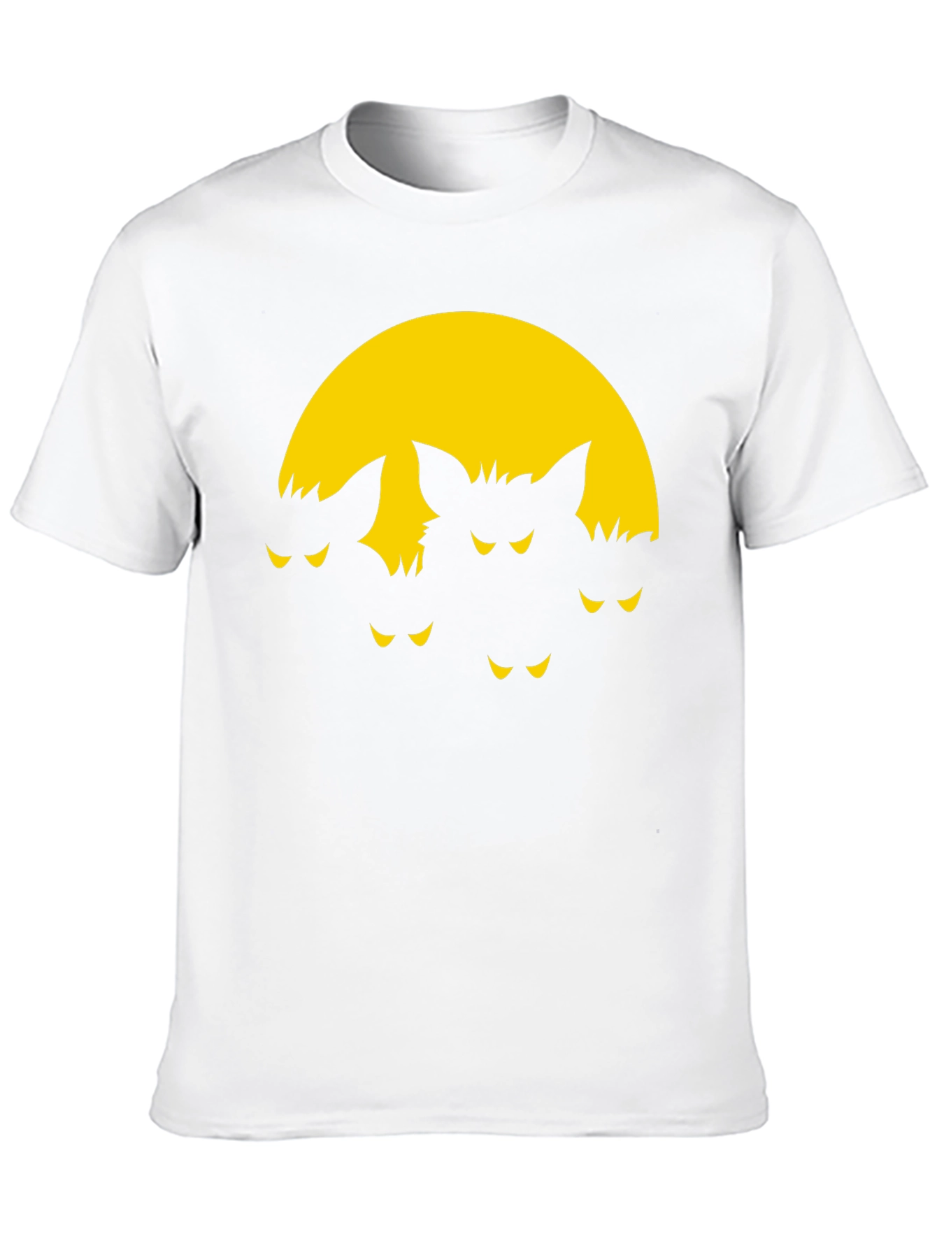 Spooky Bat Moon Graphic T-Shirt