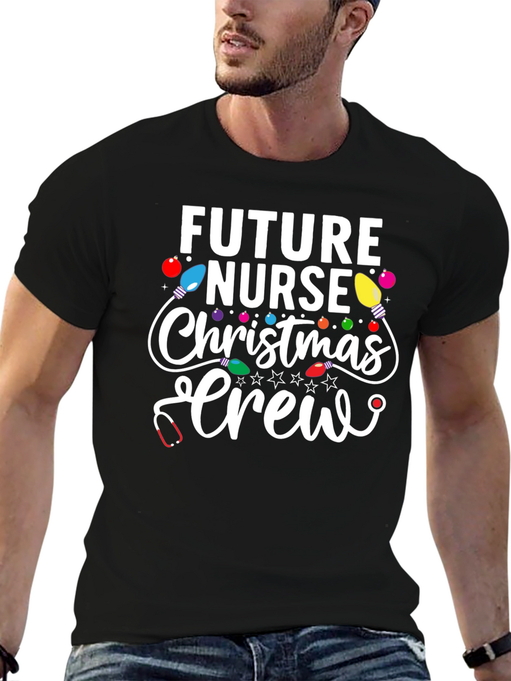 Future Nurse Christmas Crew T-Shirt
