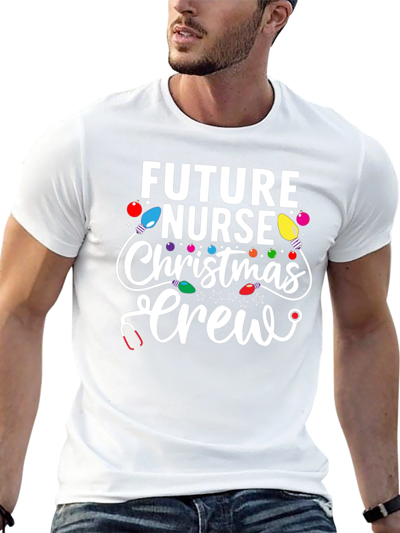 Future Nurse Christmas Crew T-Shirt