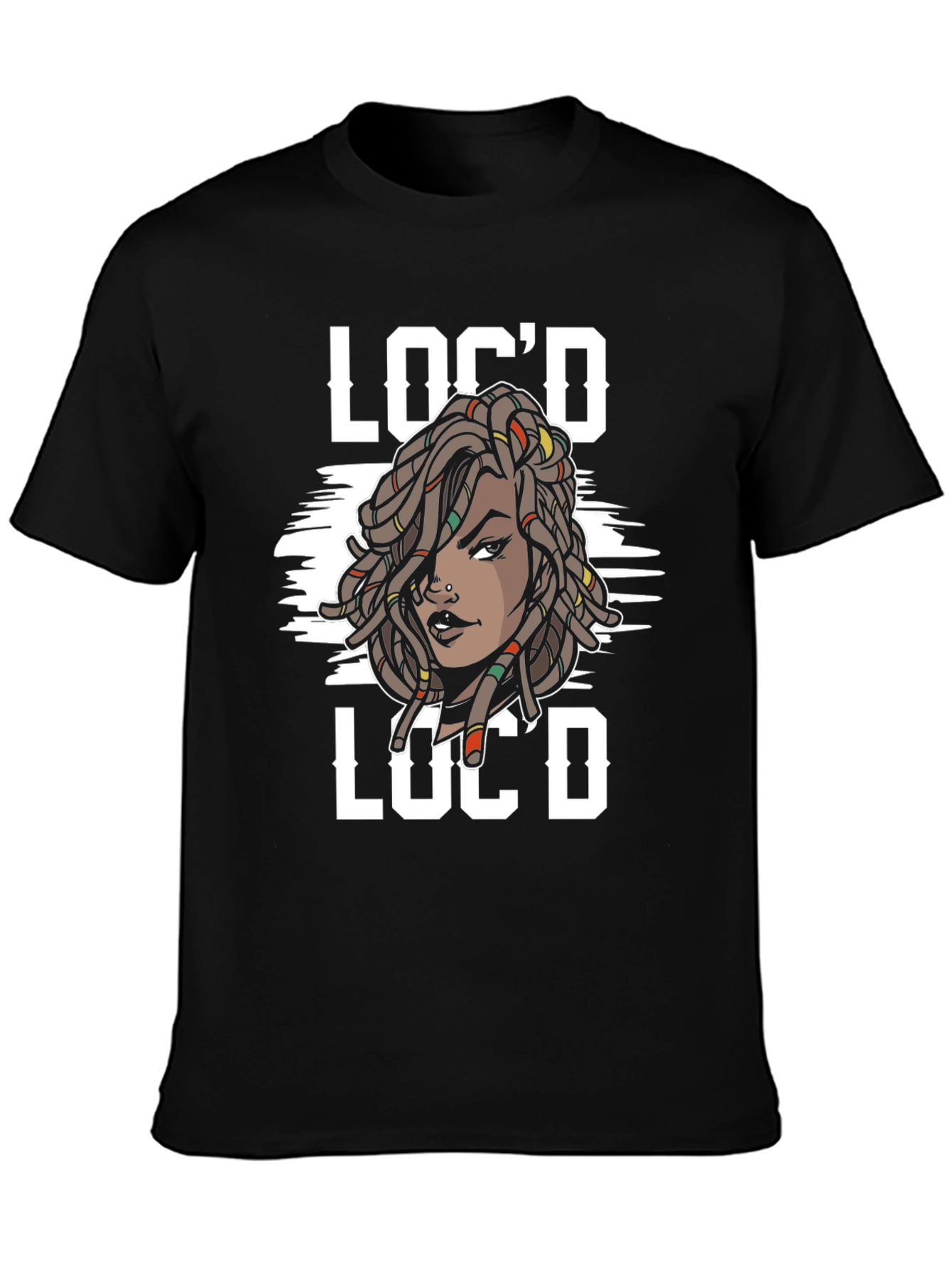 Locd Locd T-Shirt - Afrocentric Graphic Tee