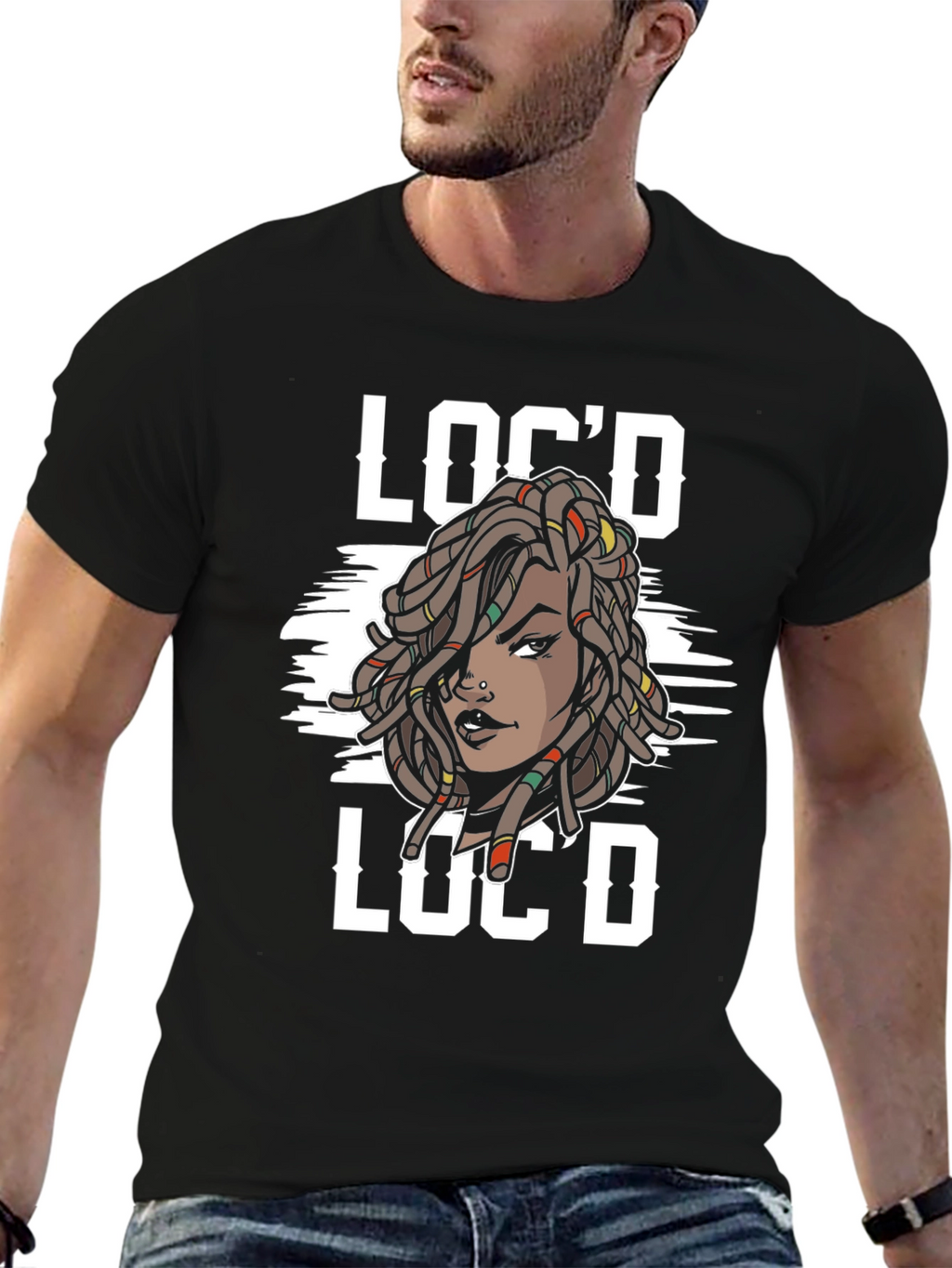 Locd Locd T-Shirt - Afrocentric Graphic Tee