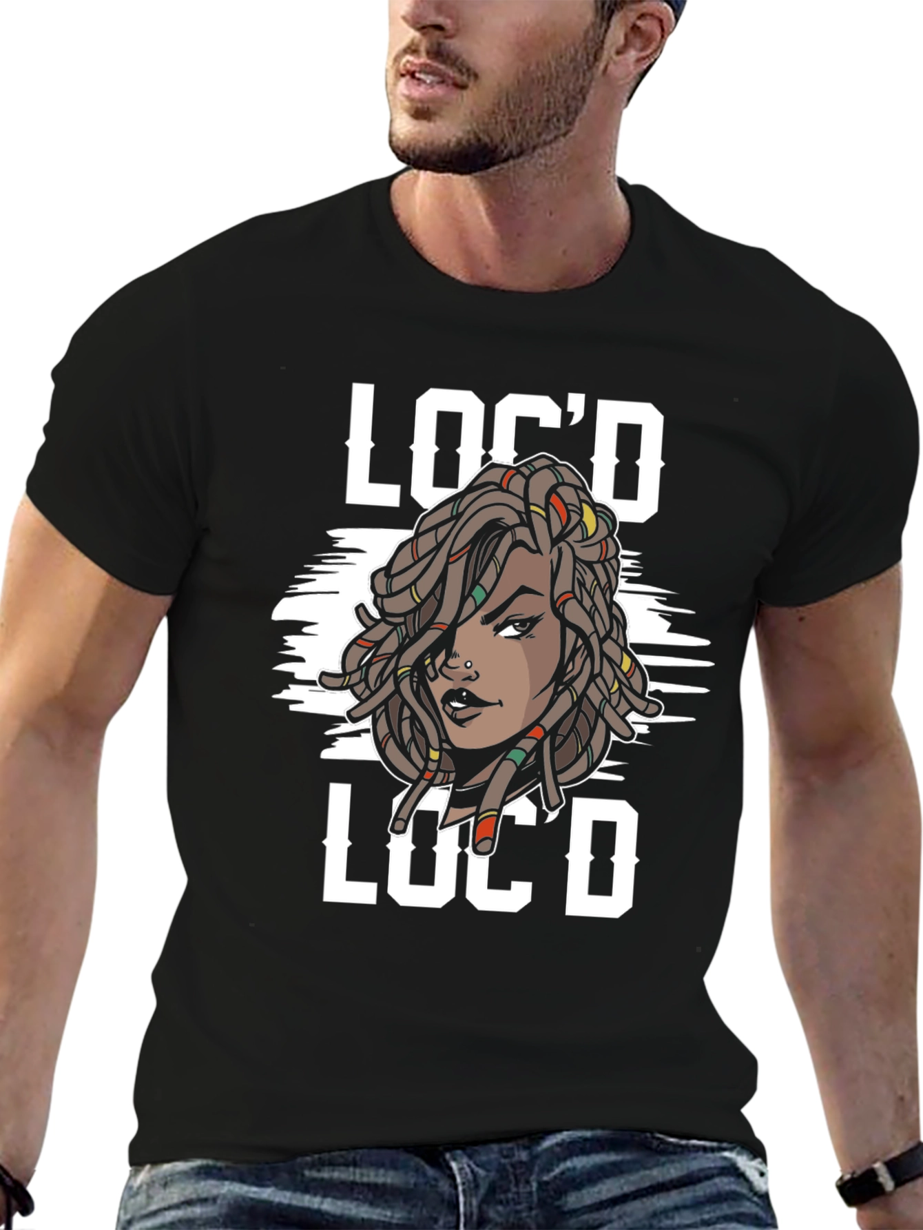Locd Locd T-Shirt - Afrocentric Graphic Tee