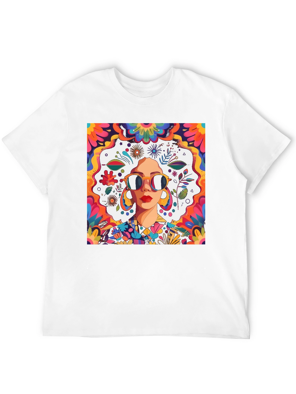 Groovy Retro Art T-Shirt 70s Style Graphic Tee