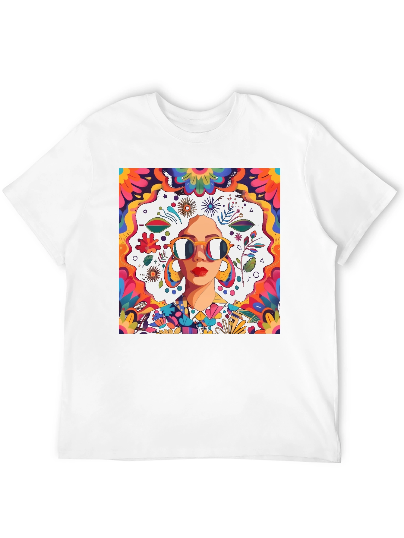 Groovy Retro Art T-Shirt 70s Style Graphic Tee