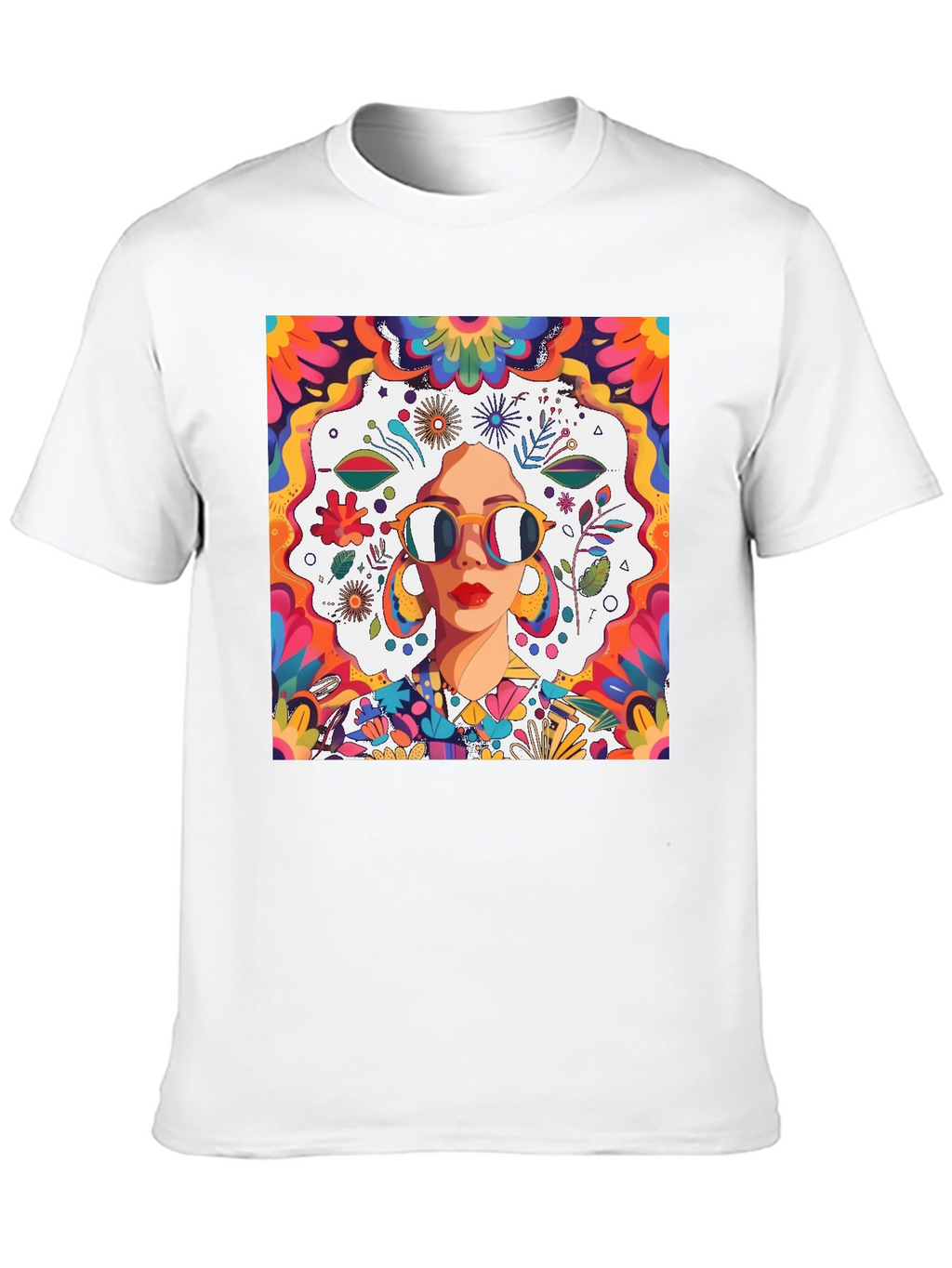 Groovy Retro Art T-Shirt 70s Style Graphic Tee