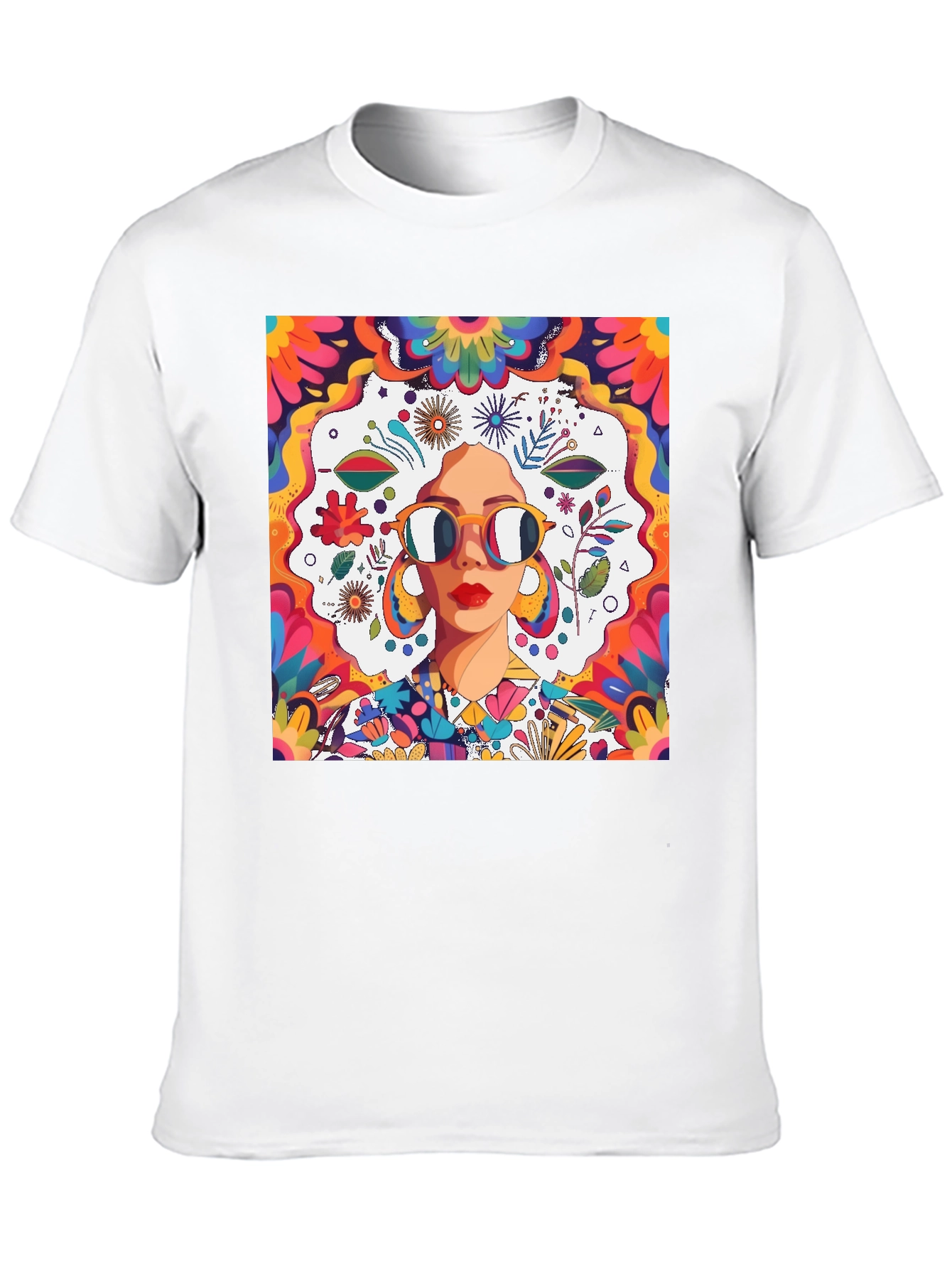 Groovy Retro Art T-Shirt 70s Style Graphic Tee