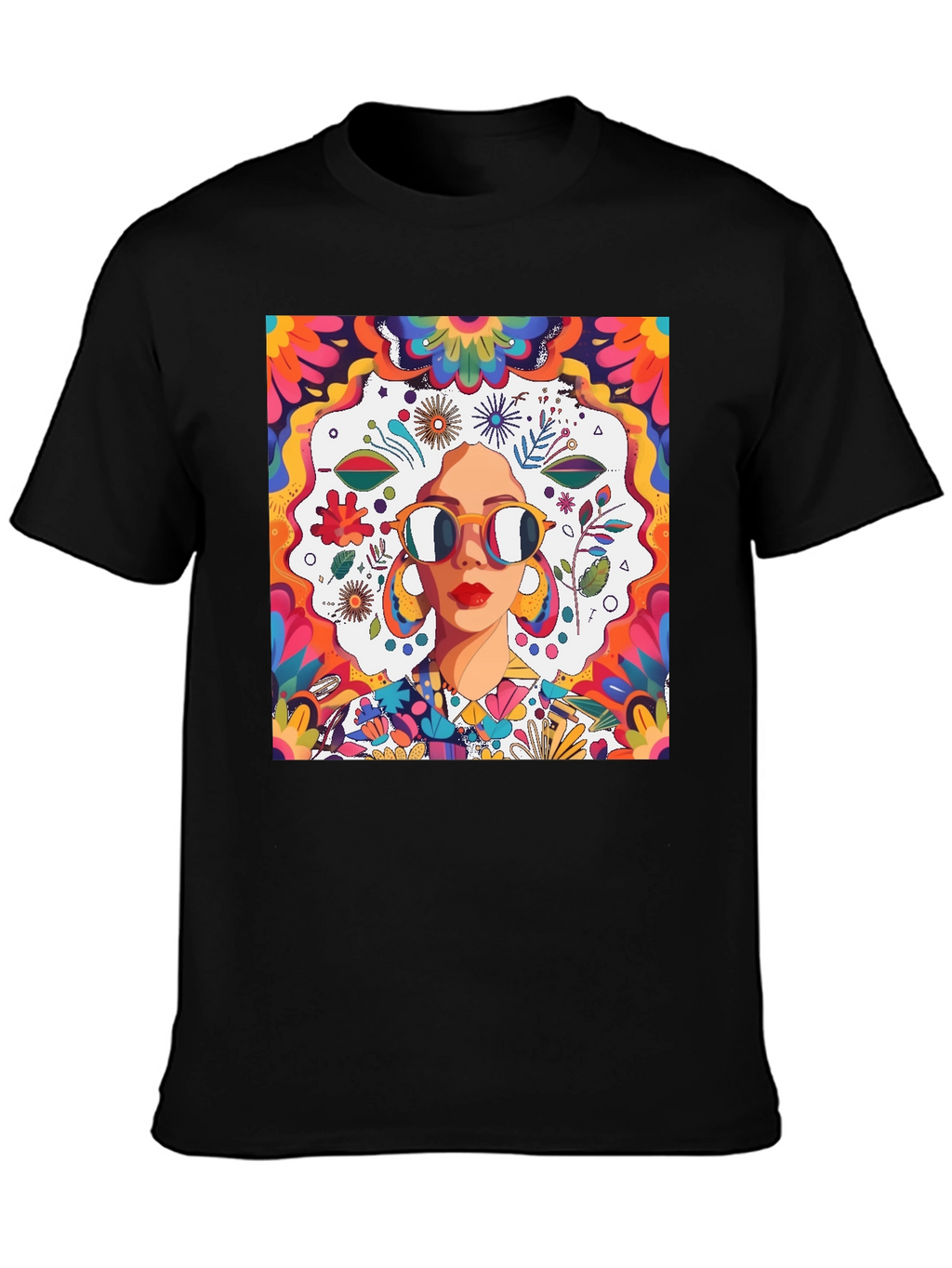 Groovy Retro Art T-Shirt 70s Style Graphic Tee