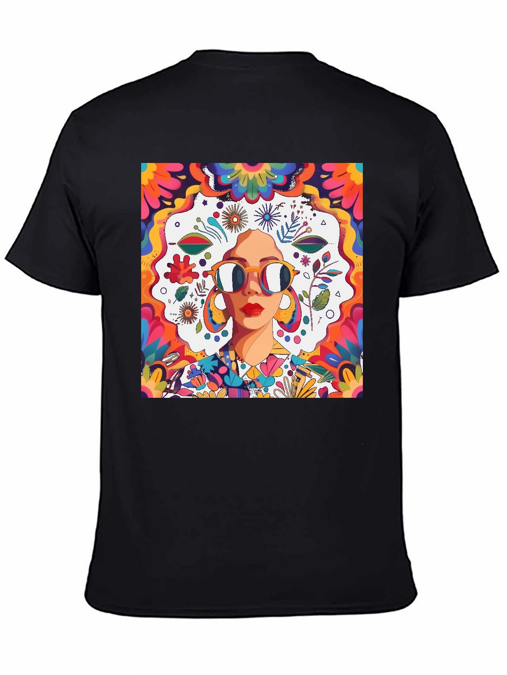 Groovy Retro Art T-Shirt 70s Style Graphic Tee