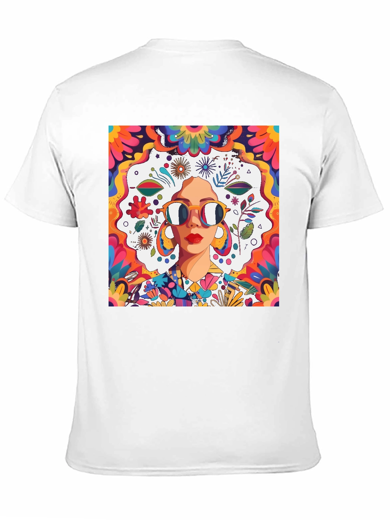 Groovy Retro Art T-Shirt 70s Style Graphic Tee