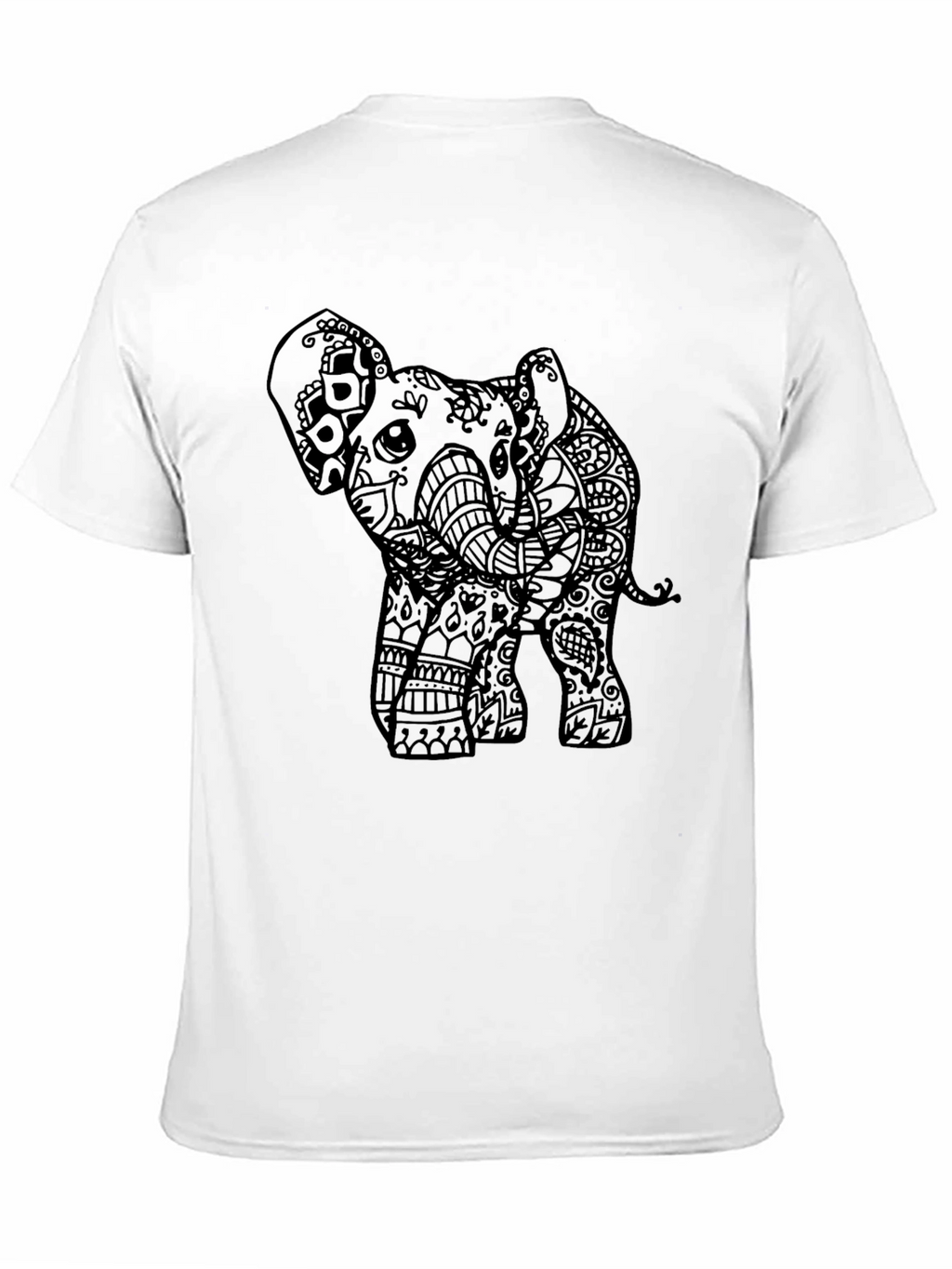 Elephant Graphic Tee - Unique Art Design
