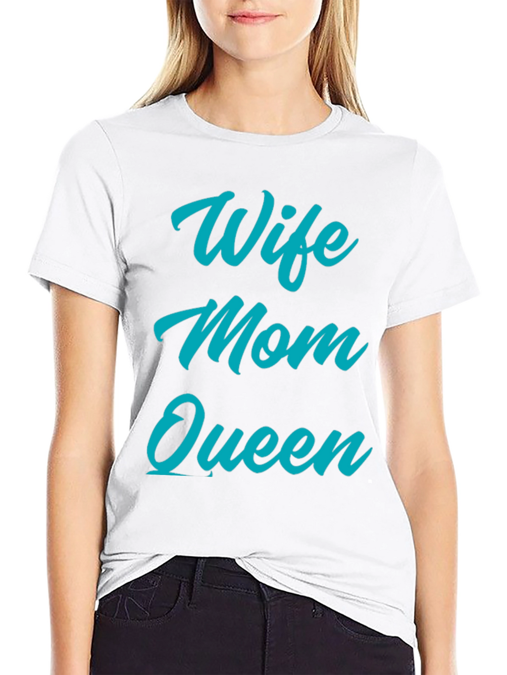 Wife Mom Queen Graphic T-Shirt