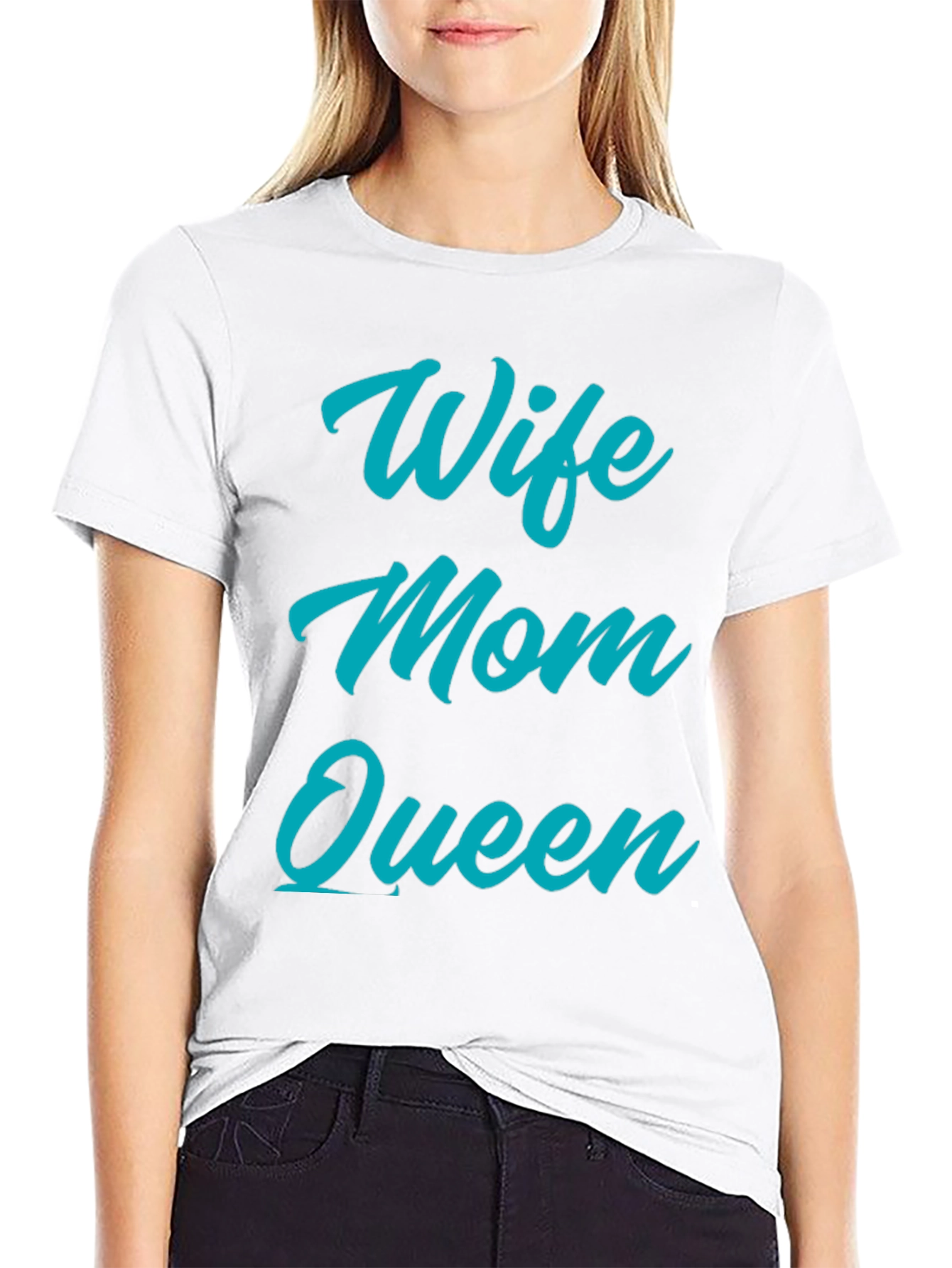Wife Mom Queen Graphic T-Shirt