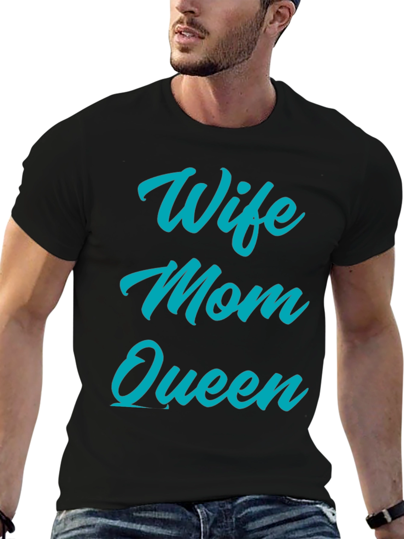 Wife Mom Queen Graphic T-Shirt