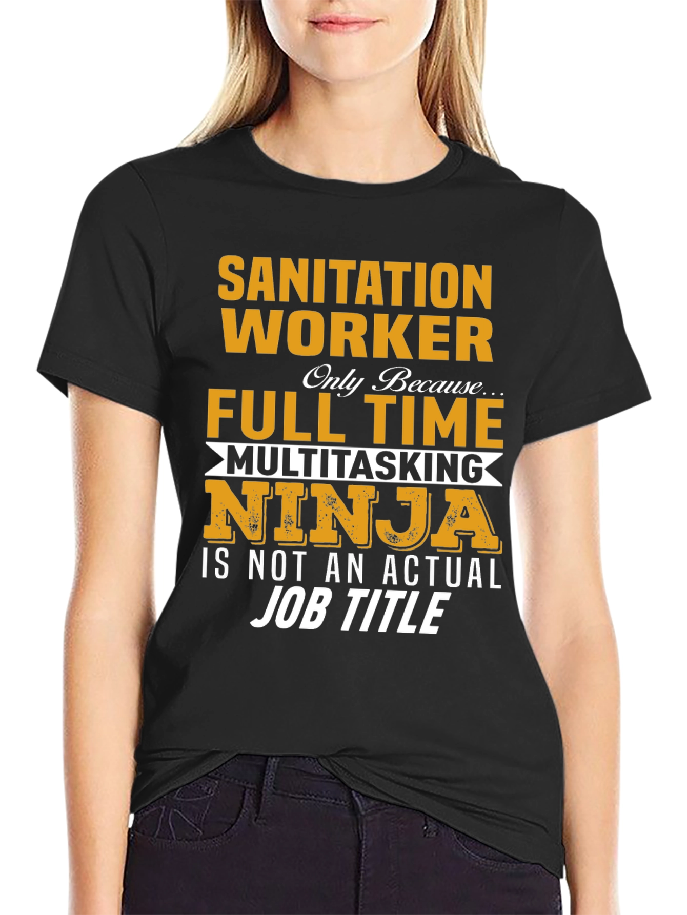 Sanitation Worker Multitasking Ninja T-Shirt