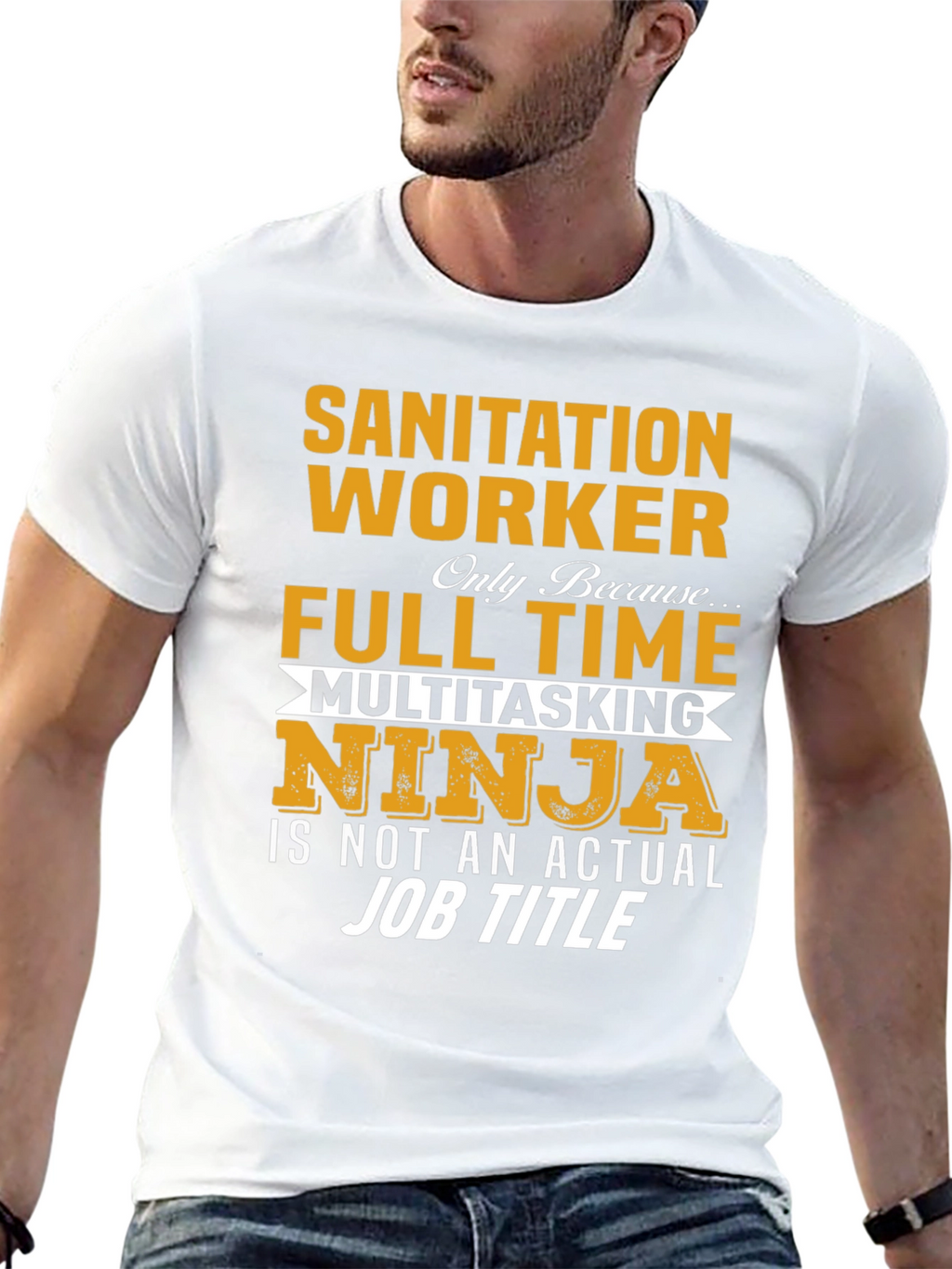 Sanitation Worker Multitasking Ninja T-Shirt