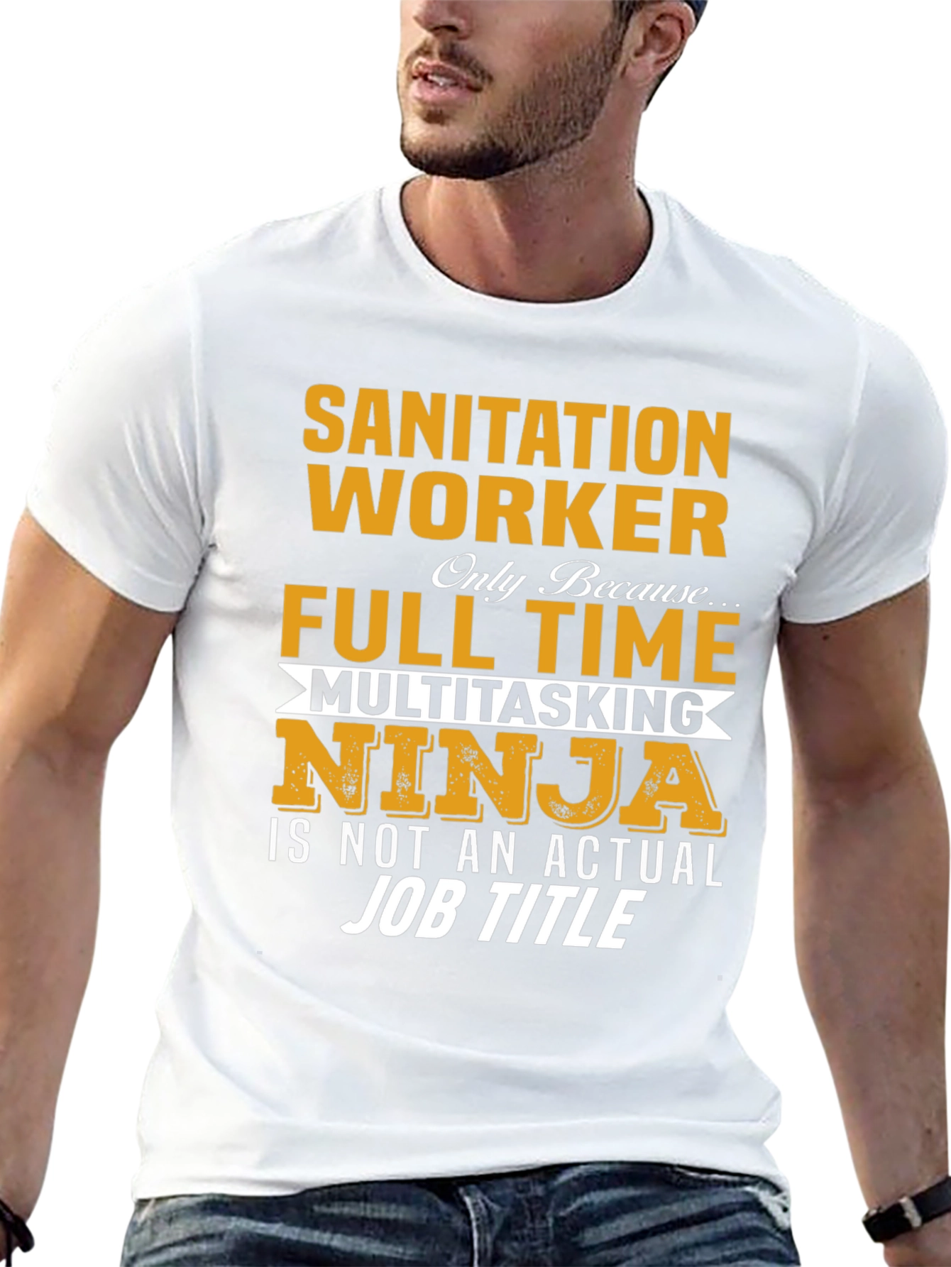 Sanitation Worker Multitasking Ninja T-Shirt