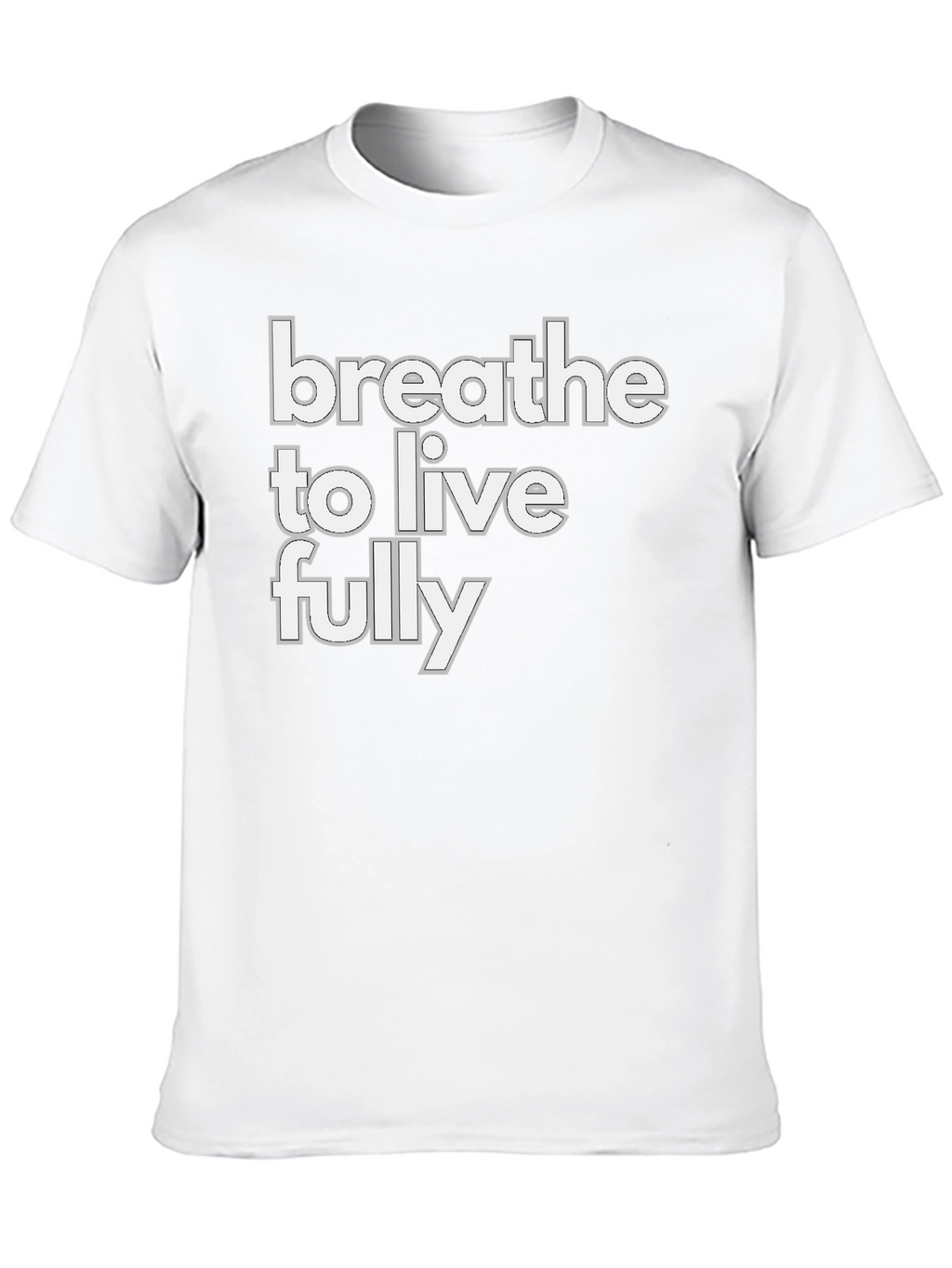 Breathe to Live Fully Graphic Tee