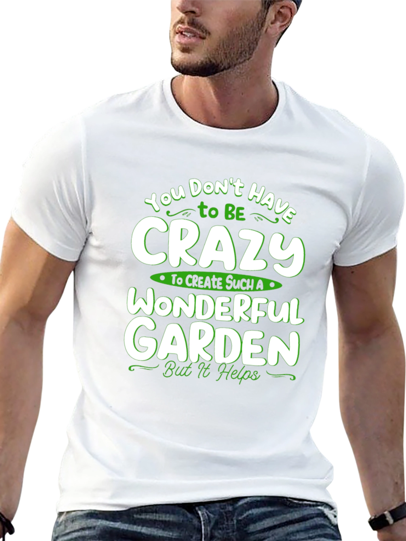 Crazy Wonderful Garden T-Shirt - Black