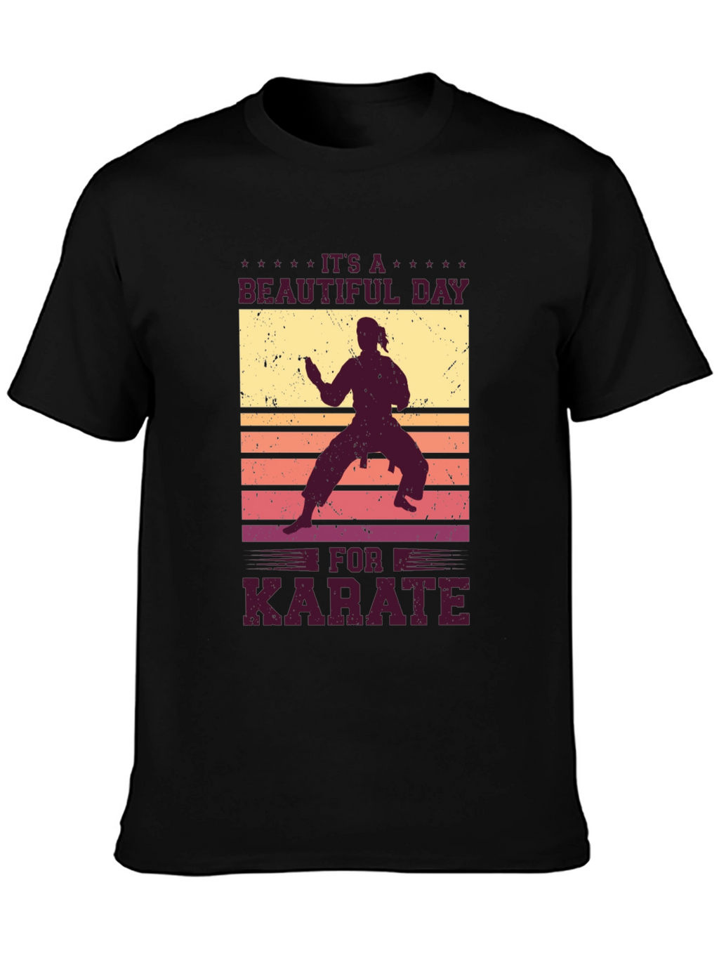 Karate Beautiful Day Graphic Tee