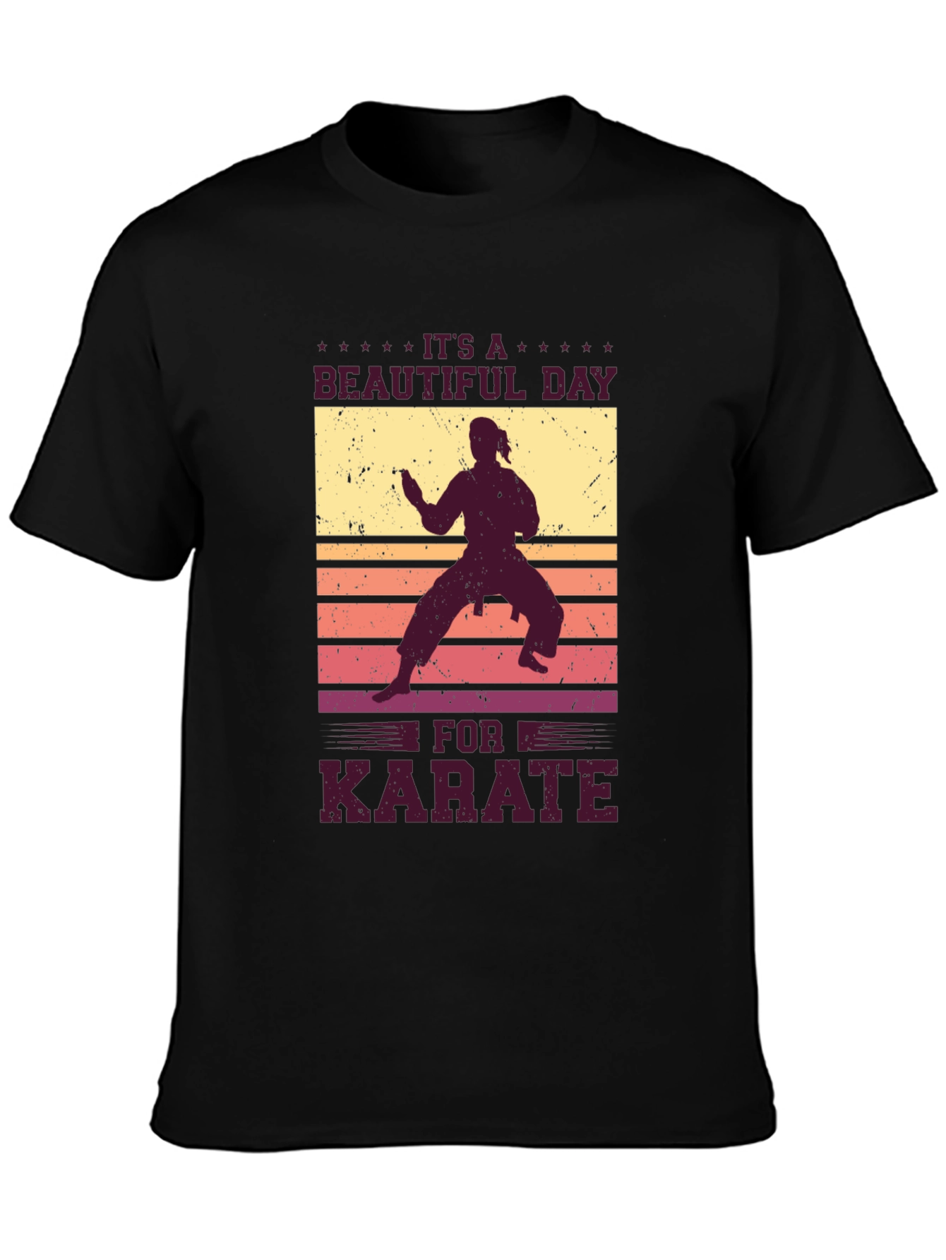 Karate Beautiful Day Graphic Tee