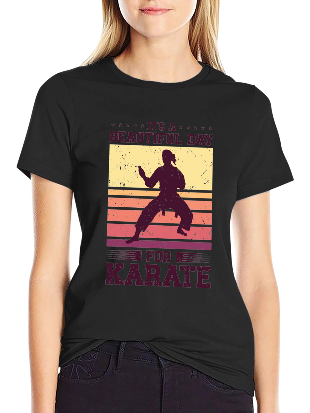 Karate Beautiful Day Graphic Tee