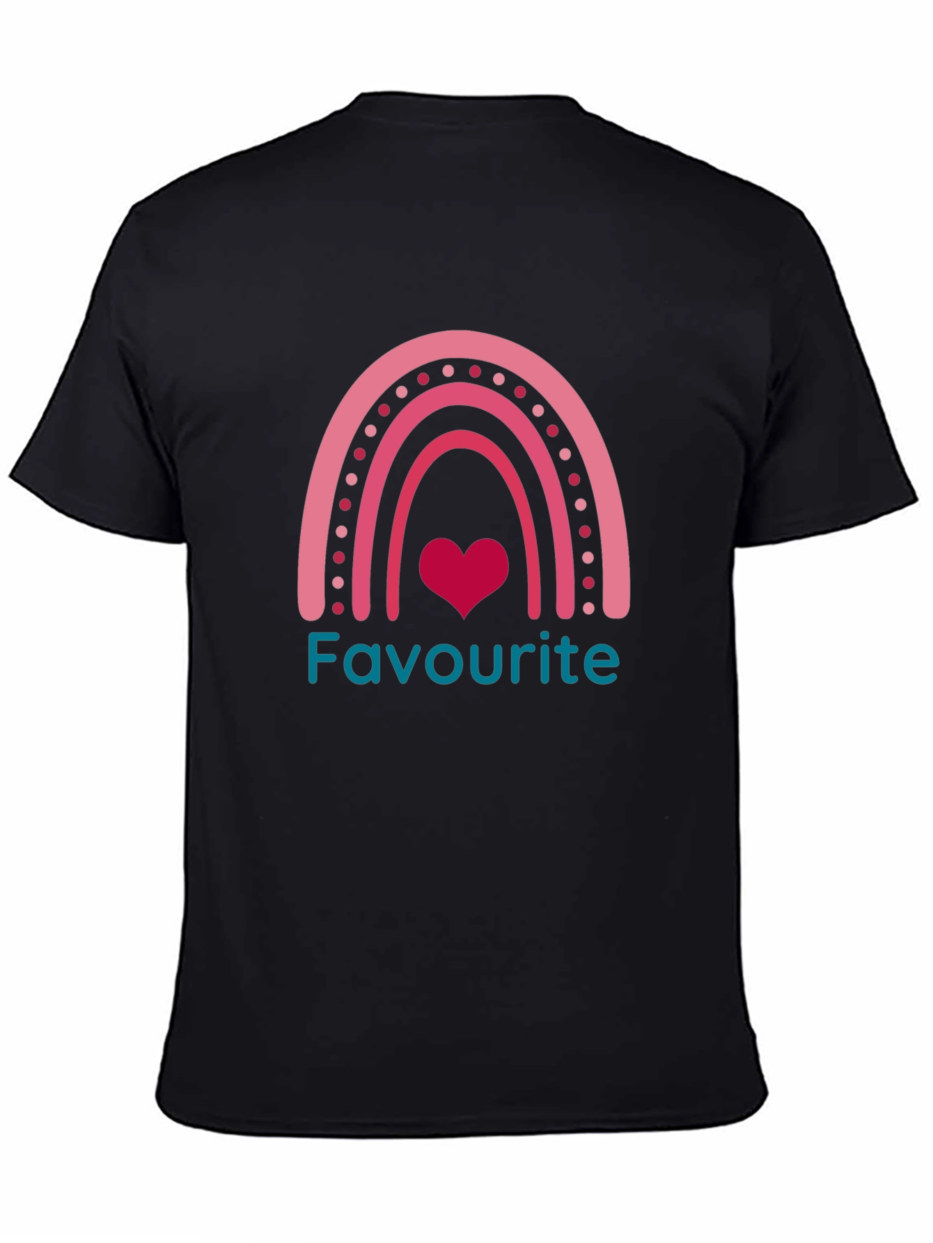 Favourite Rainbow Heart T-Shirt - Stylish and Comfortable