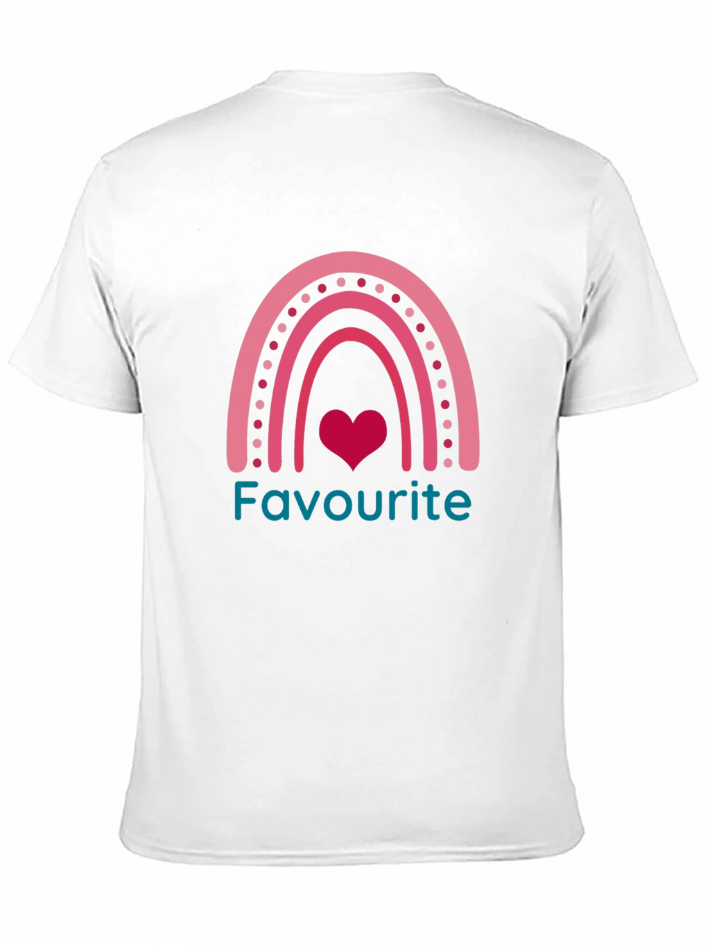 Favourite Rainbow Heart T-Shirt - Stylish and Comfortable
