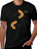 Humorous Boomerang Graphic T-Shirt - Black