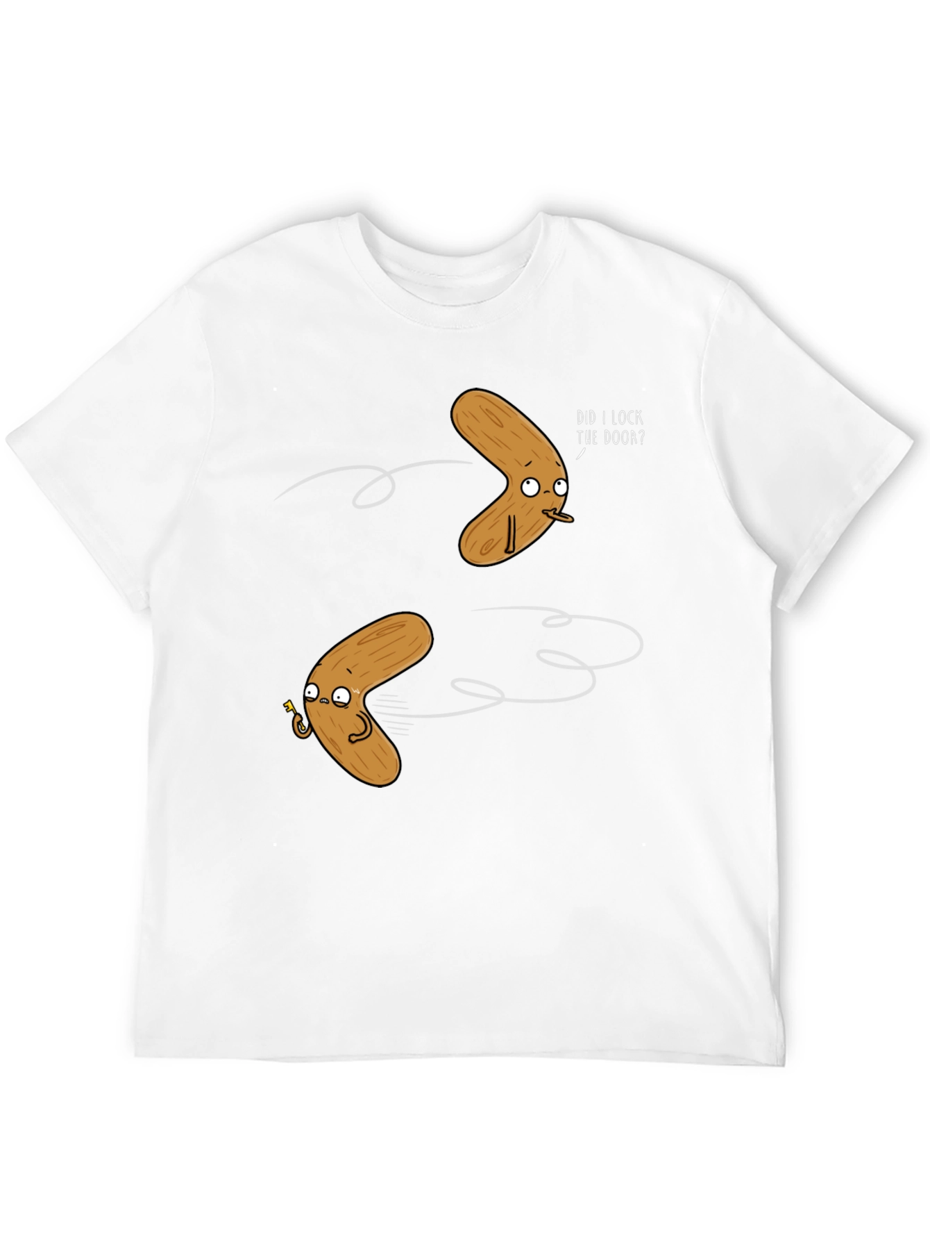 Humorous Boomerang Graphic T-Shirt - Black