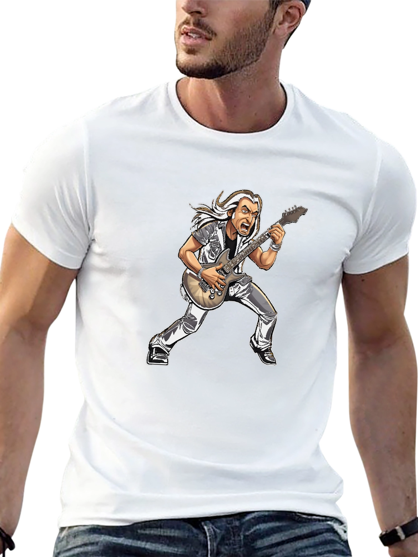 Guitar Hero Cartoon T-Shirt