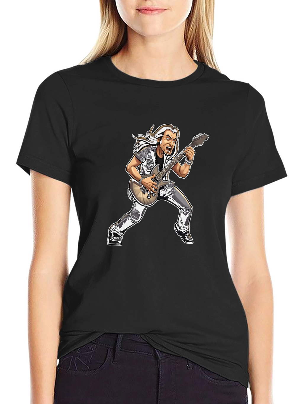 Guitar Hero Cartoon T-Shirt
