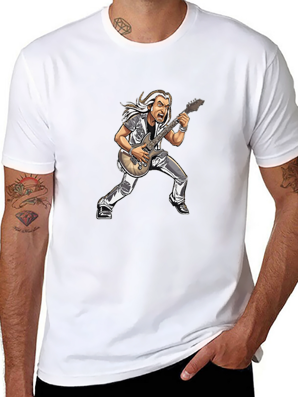 Guitar Hero Cartoon T-Shirt