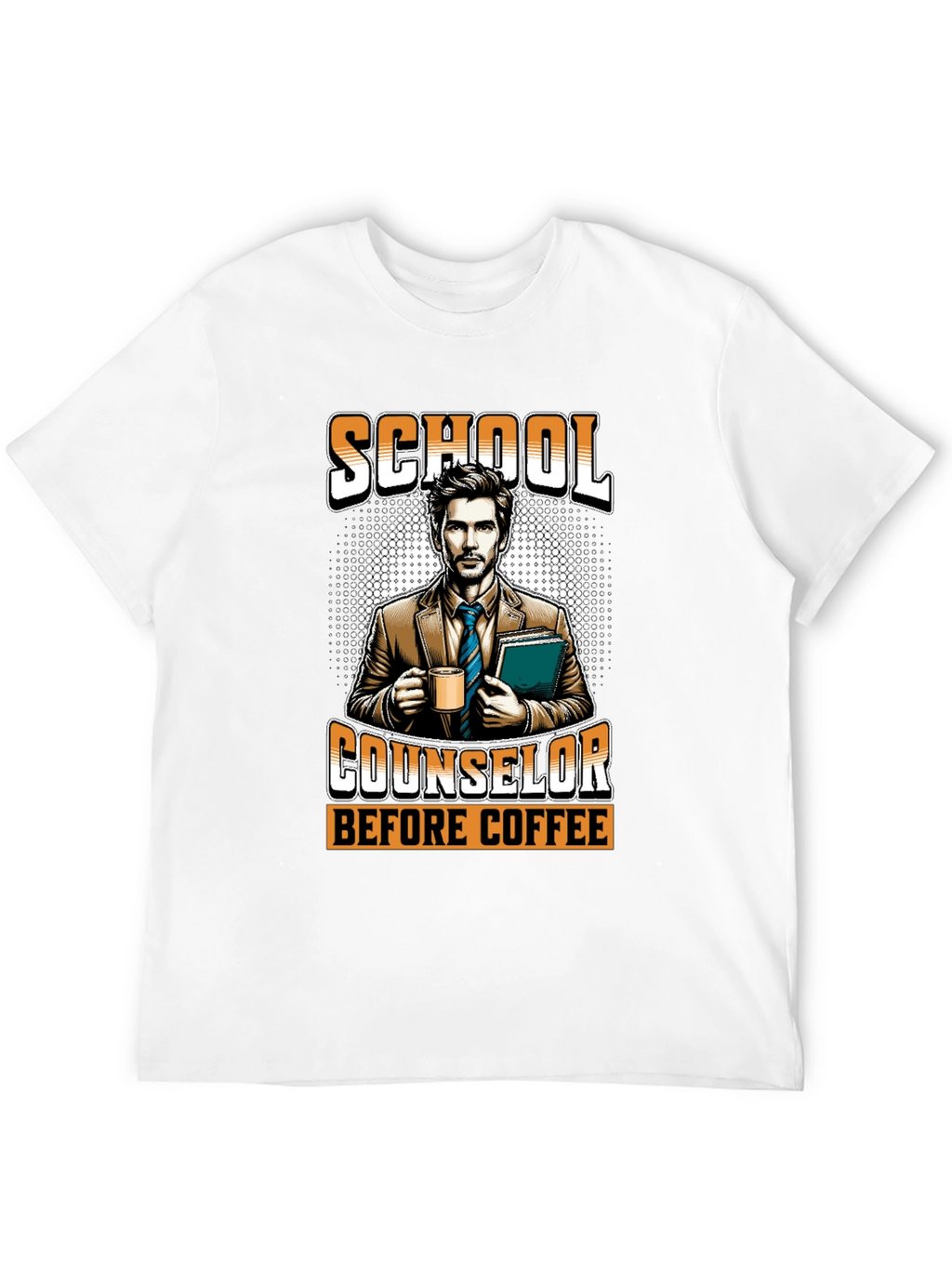 School Counselor Before Coffee Graphic Tee