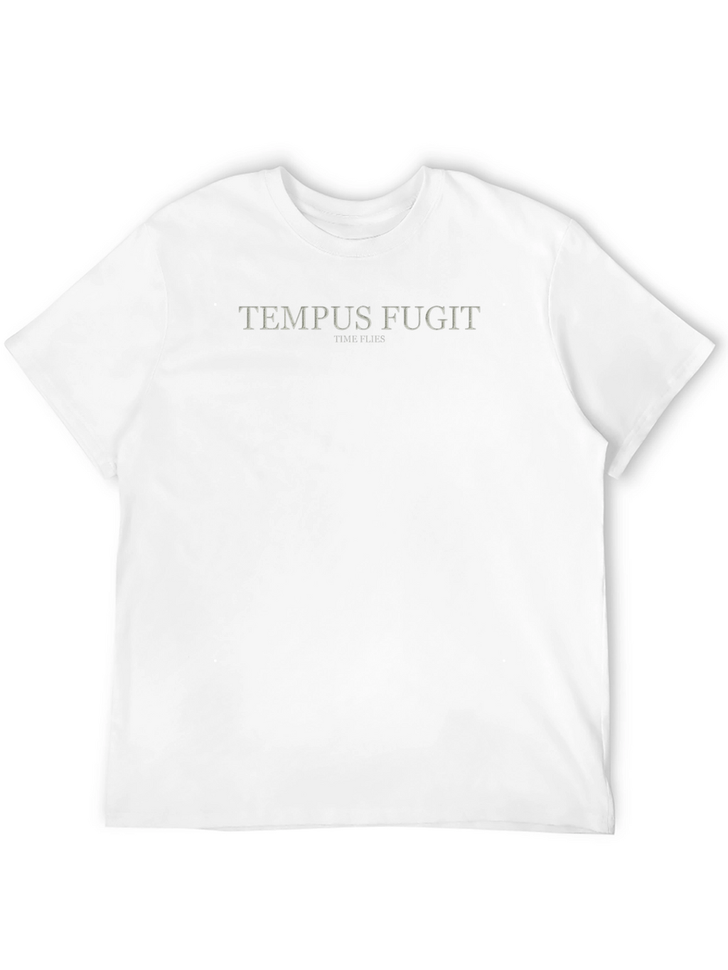 Tempus Fugit Black T-Shirt - Time Flies Graphic Tee