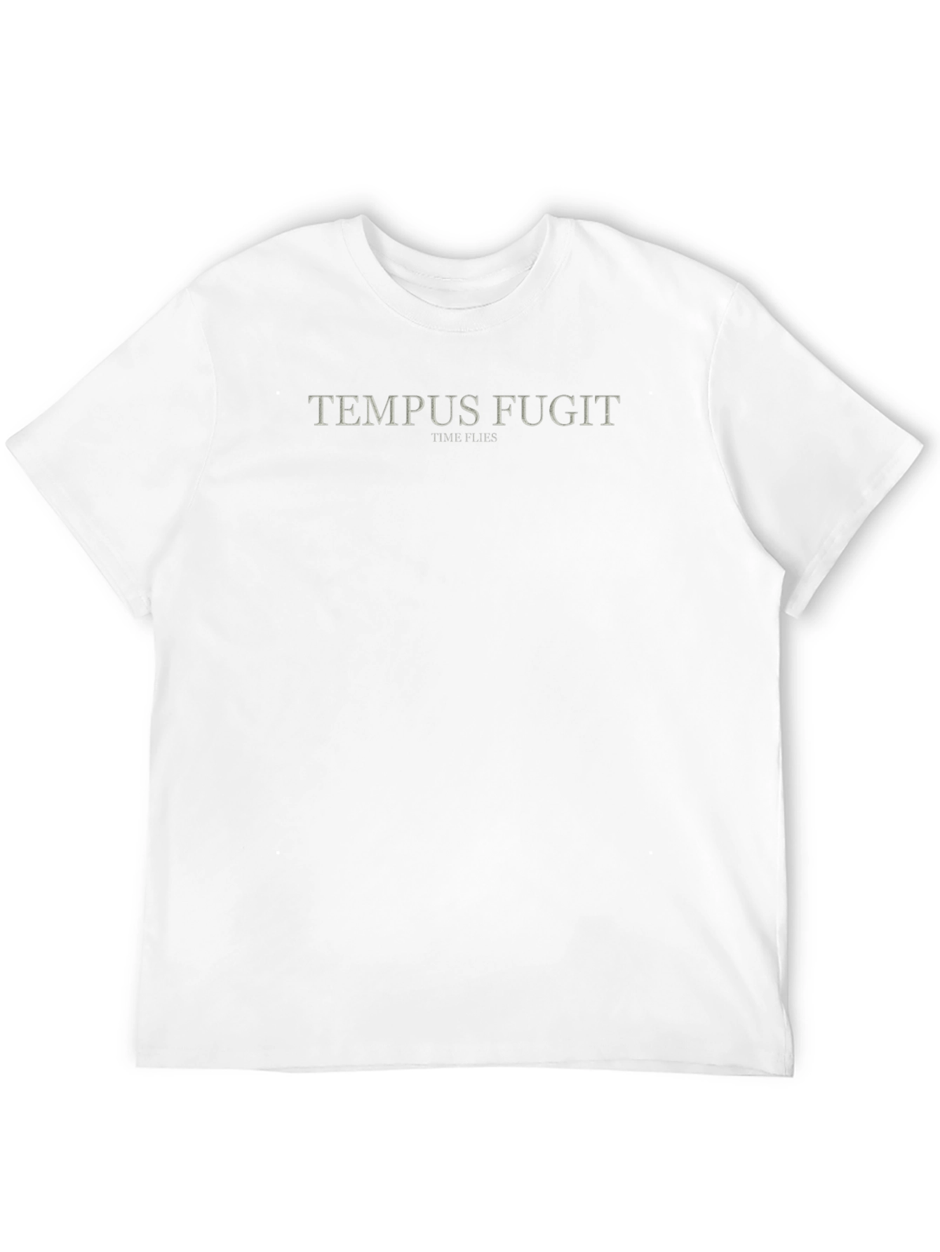 Tempus Fugit Black T-Shirt - Time Flies Graphic Tee