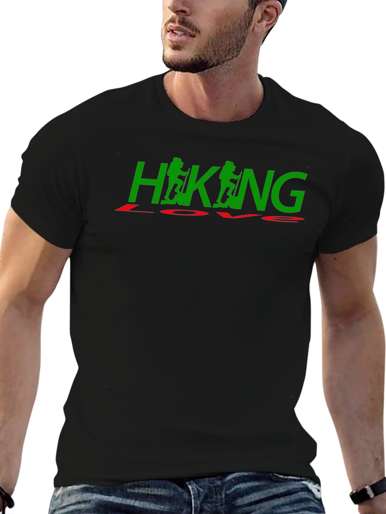 Hiking Love Graphic Tee - Outdoor Adventure Shirt