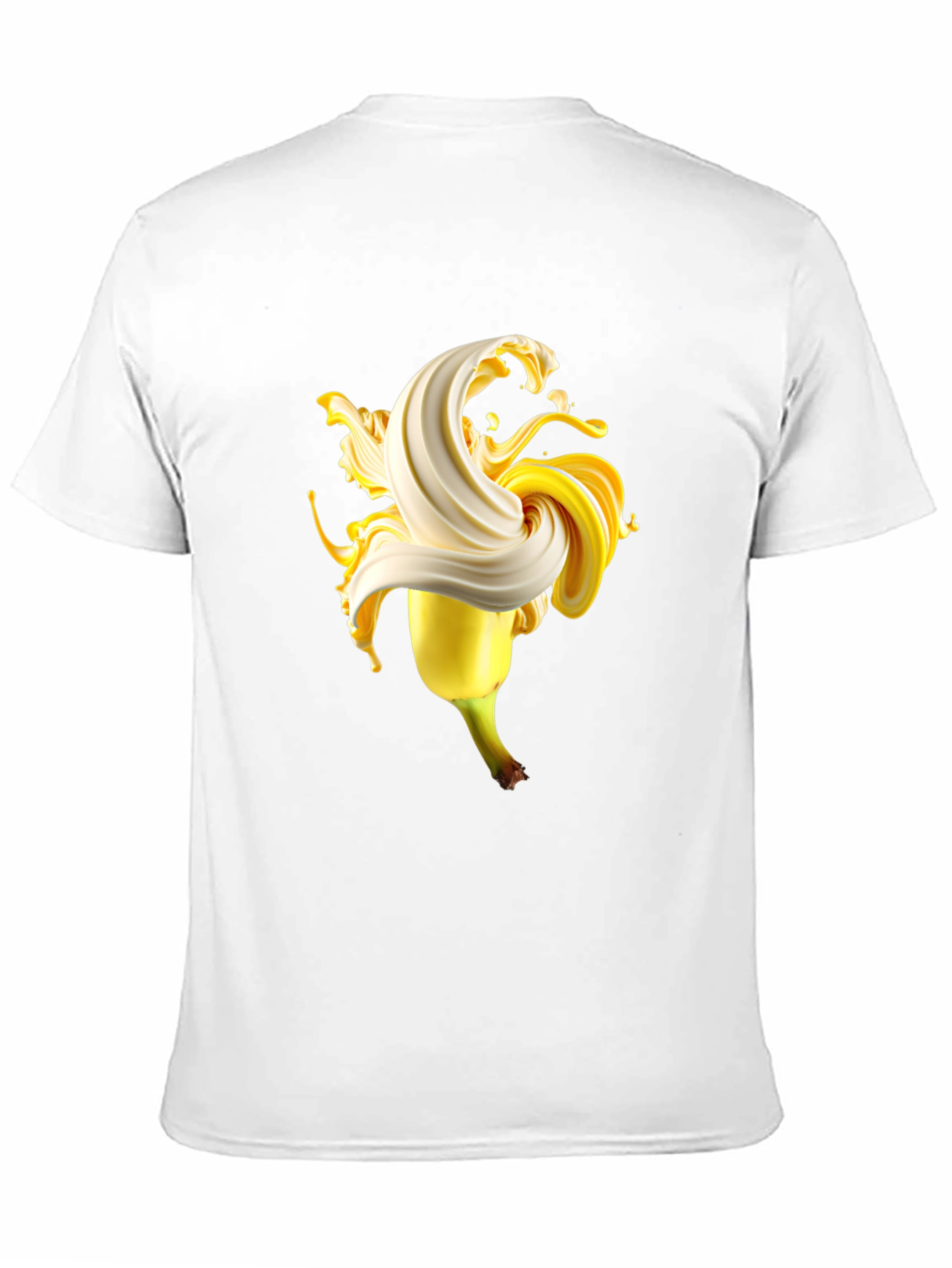 Banana Swirl Graphic Tee - Black