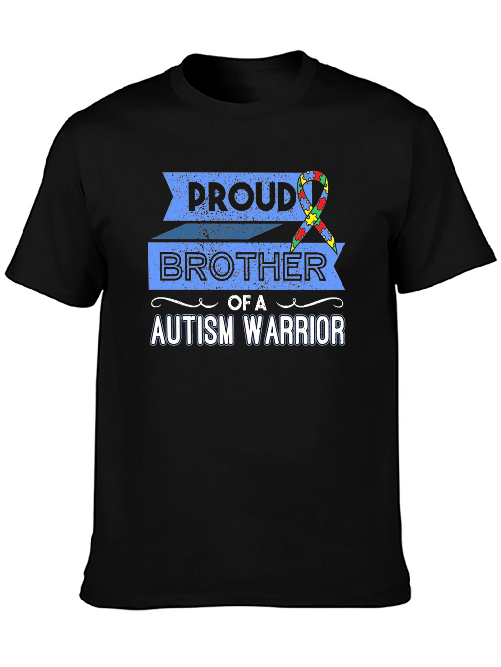 Proud Brother of Autism Warrior T-Shirt