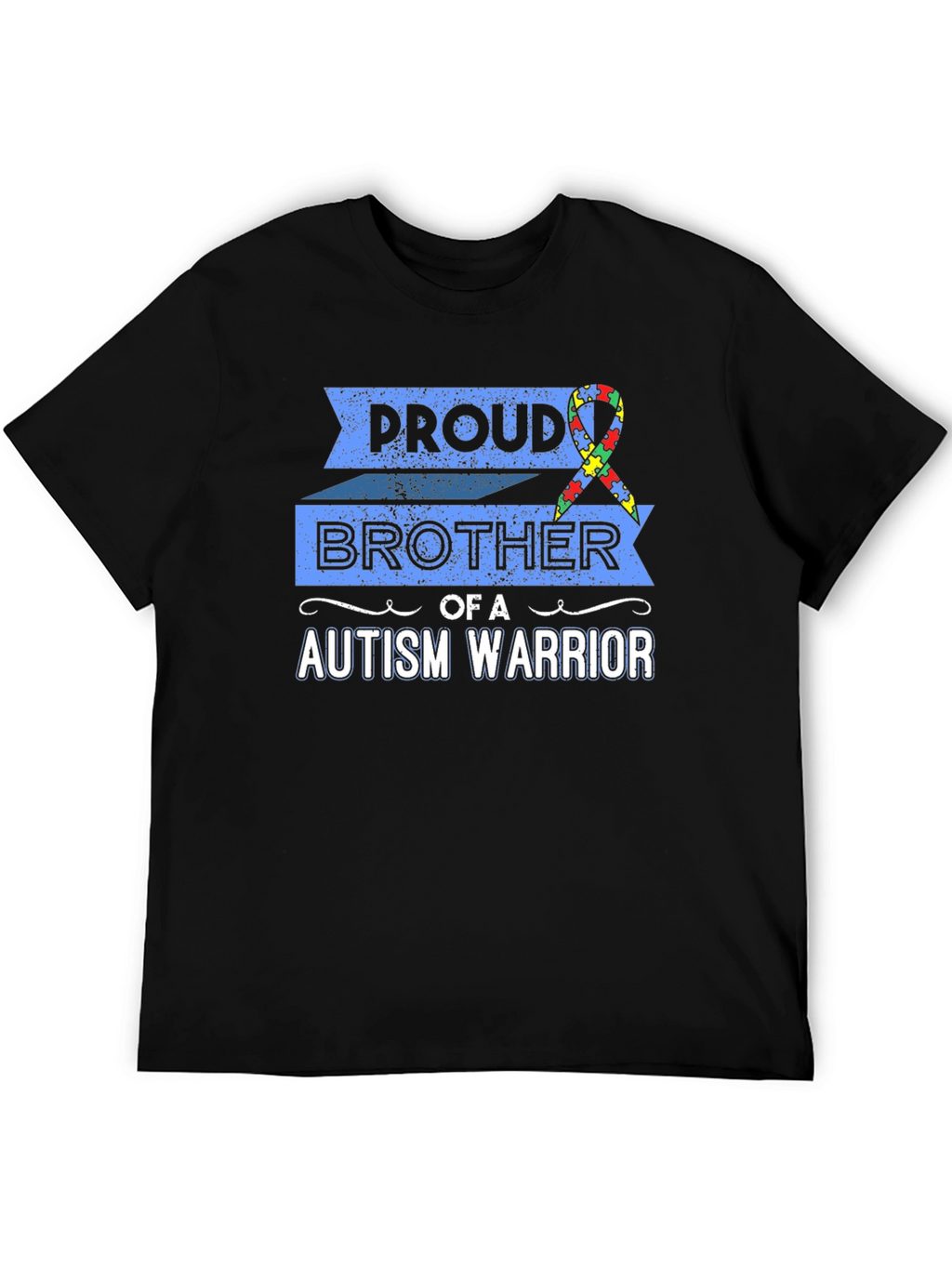 Proud Brother of Autism Warrior T-Shirt
