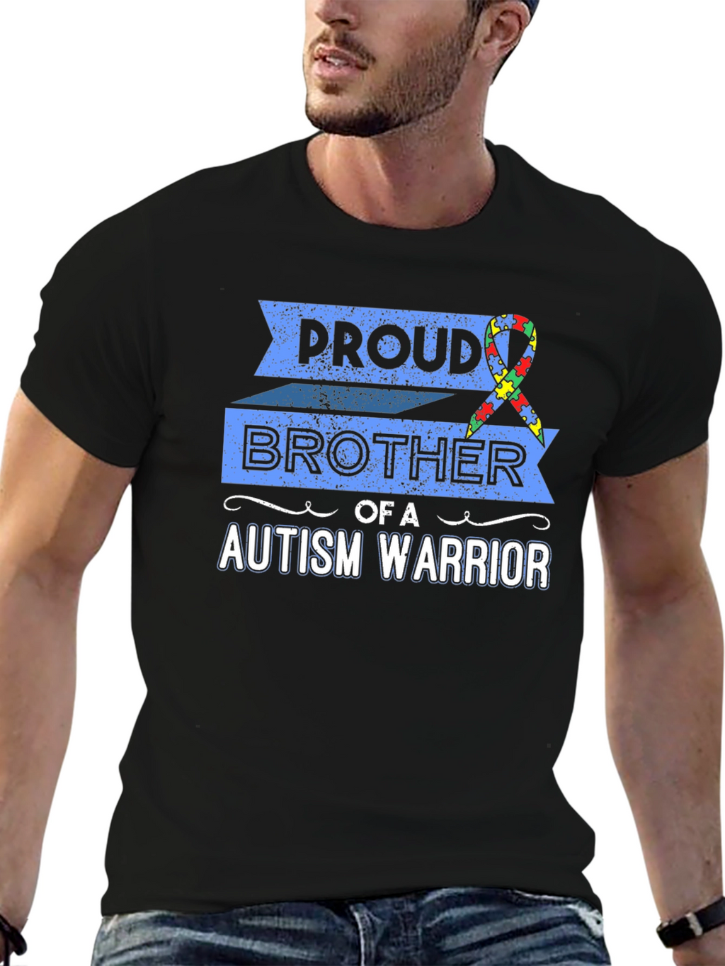 Proud Brother of Autism Warrior T-Shirt