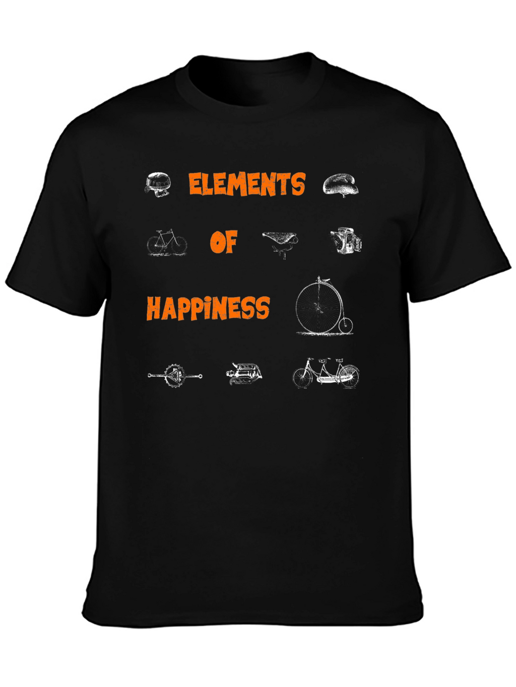 Elements of Happiness Bike T-Shirt