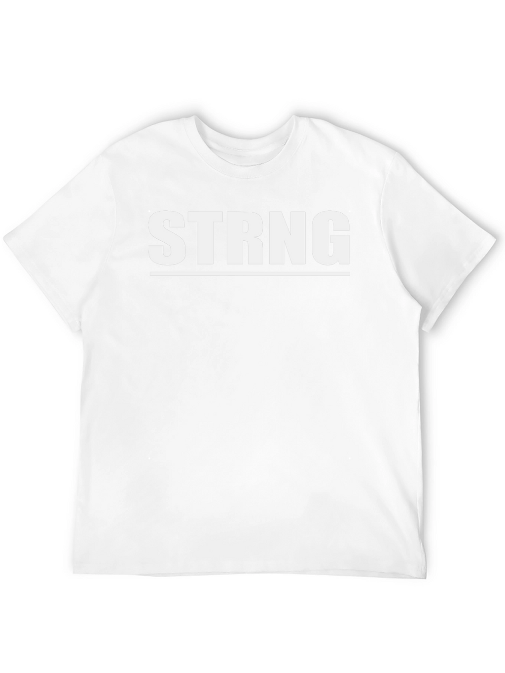 STRNG Graphic Tee - Black Cotton Blend T-Shirt