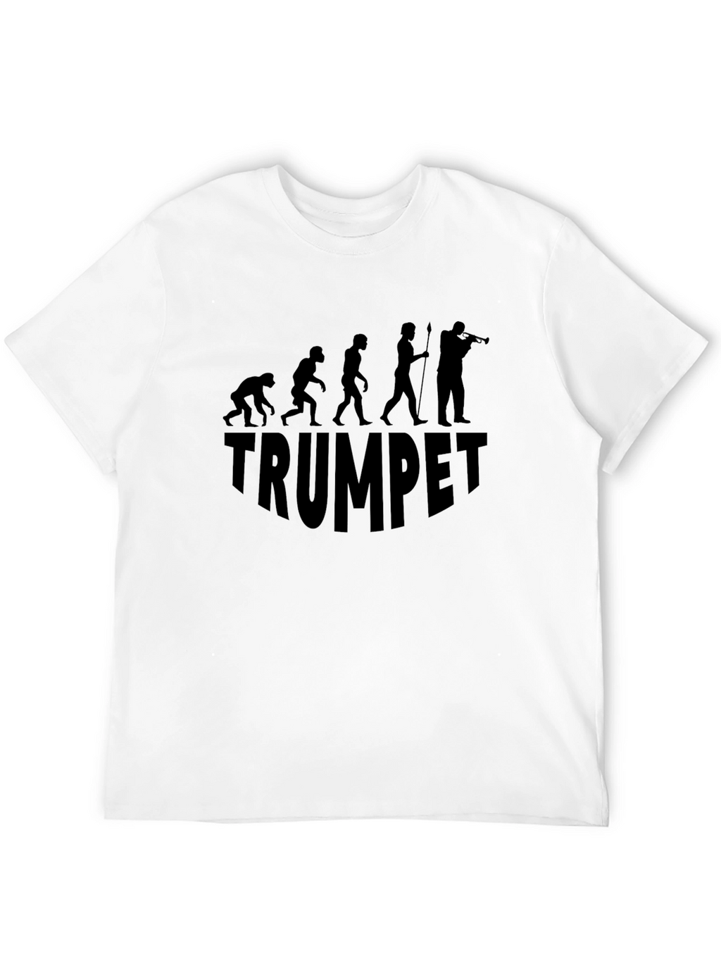 Trumpet Evolution Graphic Tee - Black