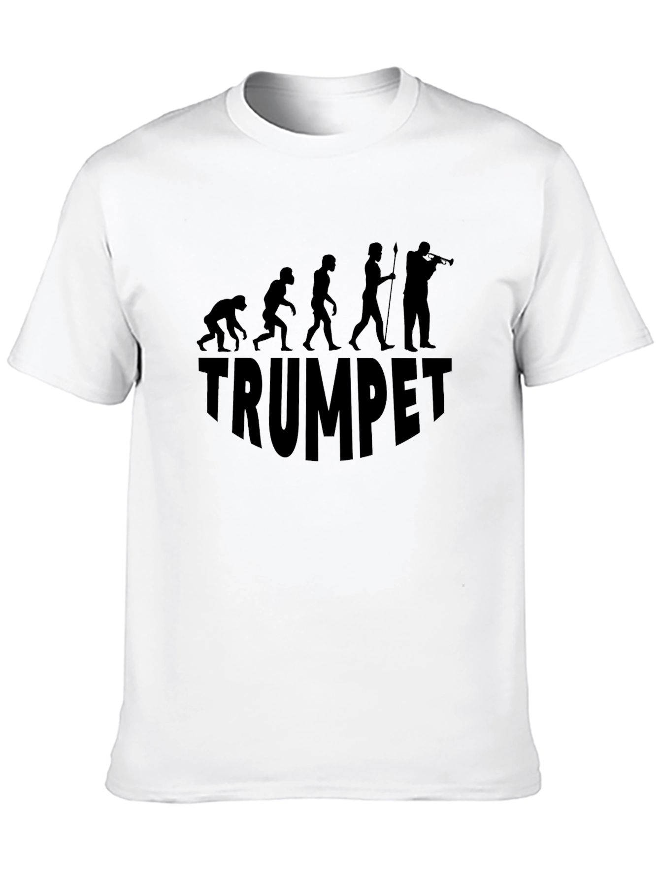 Trumpet Evolution Graphic Tee - Black