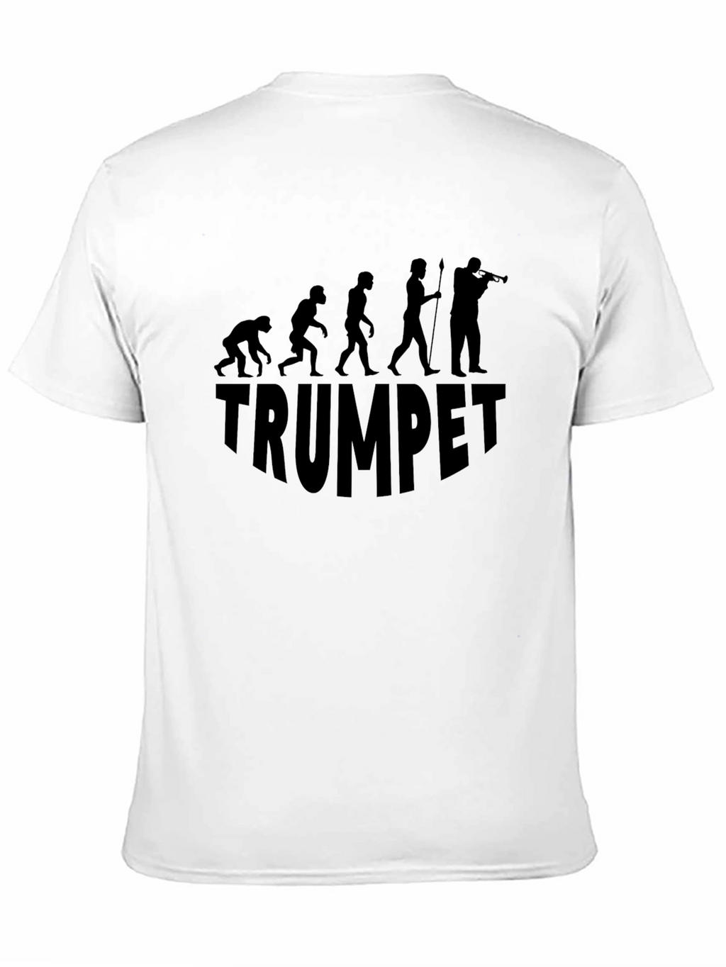 Trumpet Evolution Graphic Tee - Black
