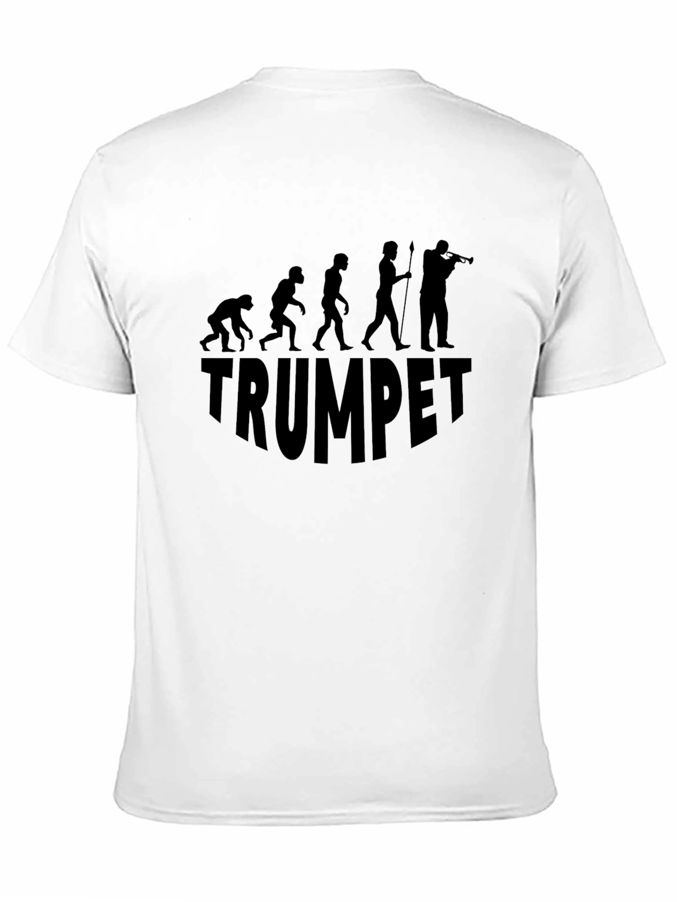 Trumpet Evolution Graphic Tee - Black